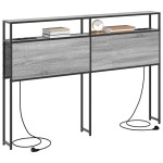 vidaXL Tăblie de depozitare Pe perete sonoma gri 160 cm Lemn compozit vidaXL Tăblie de depozitare Pe perete sonoma gri 160 cm Lemn compozit