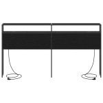 vidaXL Tăblie de depozitare Stejar negru 180 cm Lemn compozit vidaXL Tăblie de depozitare Stejar negru 180 cm Lemn compozit