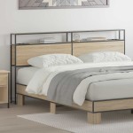 vidaXL Tăblie de depozitare Stejar sonoma 180 cm Lemn compozit vidaXL Tăblie de depozitare Stejar sonoma 180 cm Lemn compozit