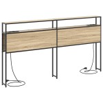 vidaXL Tăblie de depozitare Stejar sonoma 180 cm Lemn compozit vidaXL Tăblie de depozitare Stejar sonoma 180 cm Lemn compozit