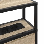 vidaXL Tăblie de depozitare Stejar sonoma 180 cm Lemn compozit vidaXL Tăblie de depozitare Stejar sonoma 180 cm Lemn compozit
