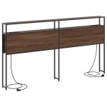 vidaXL Tăblie de depozitare Pe perete Stejar brun 180 cm Lemn compozit vidaXL Tăblie de depozitare Pe perete Stejar brun 180 cm Lemn compozit