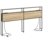 vidaXL Tăblie de depozitare Stejar sonoma 200 cm Lemn compozit