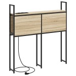 vidaXL Tăblie de depozitare Stejar sonoma 75 cm Lemn compozit vidaXL Tăblie de depozitare Stejar sonoma 75 cm Lemn compozit