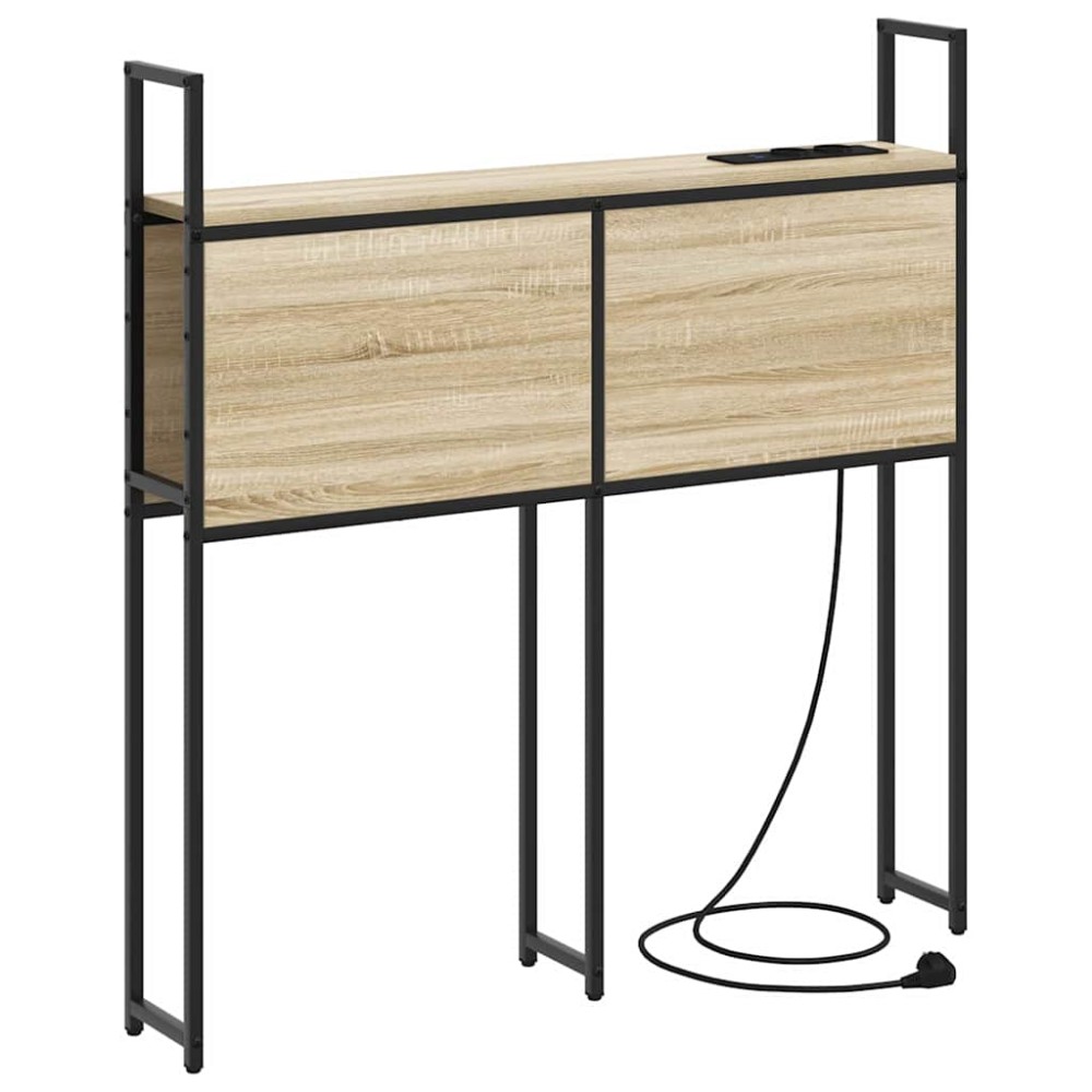 vidaXL Tăblie de depozitare Stejar sonoma 80 cm Lemn compozit