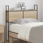 vidaXL Tăblie de depozitare Stejar sonoma 80 cm Lemn compozit vidaXL Tăblie de depozitare Stejar sonoma 80 cm Lemn compozit