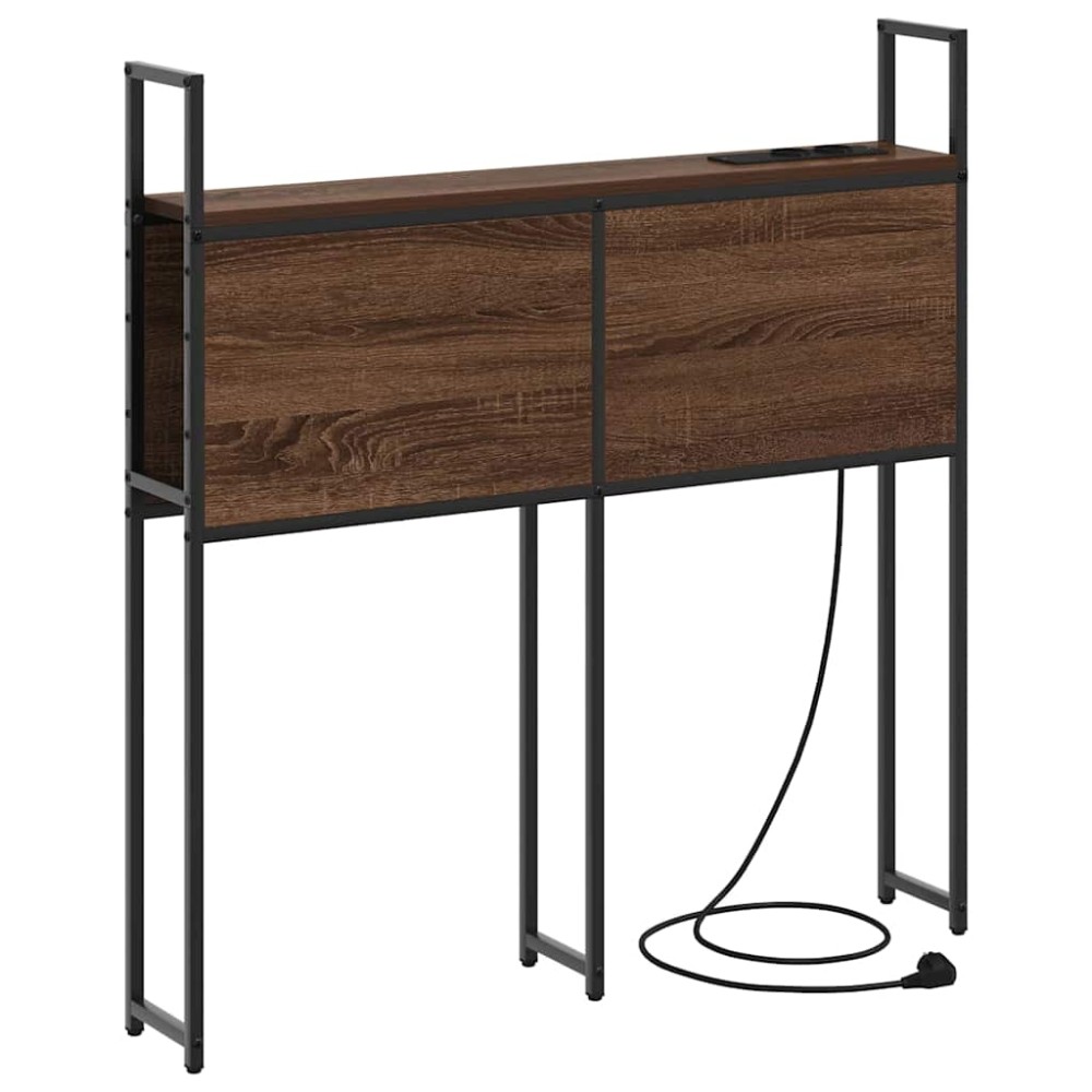 vidaXL Tăblie de depozitare Stejar brun 80 cm Lemn compozit