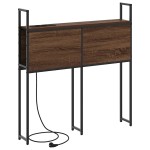 vidaXL Tăblie de depozitare Stejar brun 80 cm Lemn compozit vidaXL Tăblie de depozitare Stejar brun 80 cm Lemn compozit