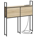 vidaXL Tăblie de depozitare Stejar sonoma 90 cm Lemn compozit vidaXL Tăblie de depozitare Stejar sonoma 90 cm Lemn compozit