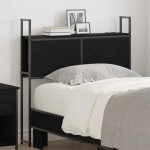 vidaXL Tăblie de depozitare Stejar negru 100 cm Lemn compozit vidaXL Tăblie de depozitare Stejar negru 100 cm Lemn compozit