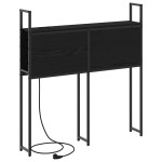 vidaXL Tăblie de depozitare Stejar negru 100 cm Lemn compozit vidaXL Tăblie de depozitare Stejar negru 100 cm Lemn compozit