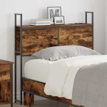 vidaXL Tăblie de depozitare Stejar afumat 100 cm Lemn compozit vidaXL Tăblie de depozitare Stejar afumat 100 cm Lemn compozit
