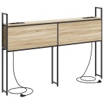 vidaXL Tăblie de depozitare Stejar sonoma 120 cm Lemn compozit