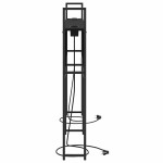 vidaXL Tăblie de depozitare Stejar negru 135 cm Lemn compozit vidaXL Tăblie de depozitare Stejar negru 135 cm Lemn compozit