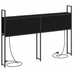 vidaXL Tăblie de depozitare Stejar negru 135 cm Lemn compozit vidaXL Tăblie de depozitare Stejar negru 135 cm Lemn compozit