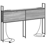 vidaXL Tăblie de depozitare sonoma gri 140 cm Lemn compozit vidaXL Tăblie de depozitare sonoma gri 140 cm Lemn compozit