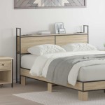 vidaXL Tăblie de Depozitare cu Stație de Încărcare Stejar sonoma