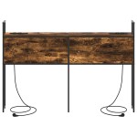 vidaXL Tăblie de depozitare Stejar afumat 150 cm Lemn compozit vidaXL Tăblie de depozitare Stejar afumat 150 cm Lemn compozit