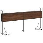 vidaXL Tăblie de depozitare Stejar brun 180 cm Lemn compozit vidaXL Tăblie de depozitare Stejar brun 180 cm Lemn compozit