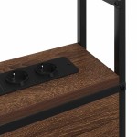 vidaXL Tăblie de depozitare Stejar brun 180 cm Lemn compozit vidaXL Tăblie de depozitare Stejar brun 180 cm Lemn compozit