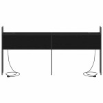 vidaXL Tăblie de depozitare Stejar negru 200 cm Lemn compozit vidaXL Tăblie de depozitare Stejar negru 200 cm Lemn compozit