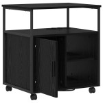 vidaXL Dulap de birou Stejar negru 60 x 46 x 67 cm Lemn compozit vidaXL Dulap de birou Stejar negru 60 x 46 x 67 cm Lemn compozit