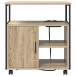 vidaXL Dulap de birou Stejar sonoma 60 x 46 x 67 cm Lemn compozit