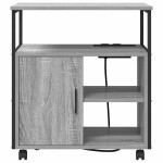 vidaXL Dulap de birou sonoma gri 60 x 46 x 67 cm Lemn compozit
