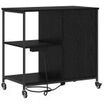 vidaXL Dulap de birou Stejar negru 76 x 41 x 72 cm Lemn compozit vidaXL Dulap de birou Stejar negru 76 x 41 x 72 cm Lemn compozit