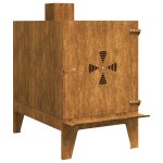 vidaXL Sobă de camping 35x50x60 cm Oțel Corten vidaXL Sobă de camping 35x50x60 cm Oțel Corten