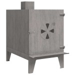 vidaXL Sobă de camping 35x50x60 cm Oțel Corten vidaXL Sobă de camping 35x50x60 cm Oțel Corten