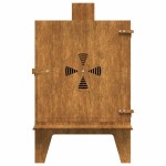 vidaXL Sobă de camping 35x50x60 cm Oțel Corten vidaXL Sobă de camping 35x50x60 cm Oțel Corten