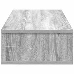 vidaXL Raft de perete cu sertare Gri Sonoma 80x31x17 cm Lemn prelucrat vidaXL Raft de perete cu sertare Gri Sonoma 80x31x17 cm Lemn prelucrat