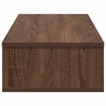vidaXL Raft de perete cu sertare Stejar maro 80x31x17cm lemn prelucrat