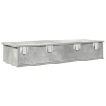 vidaXL Raft de perete cu sertare Gri beton Lemn prelucrat vidaXL Raft de perete cu sertare Gri beton Lemn prelucrat