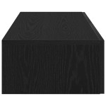 vidaXL Raft de perete cu sertare negru 60x26,5x15 cm lemn prelucrat vidaXL Raft de perete cu sertare negru 60x26,5x15 cm lemn prelucrat
