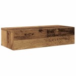 vidaXL Raft perete cu sertare Lemn vechi 60x26,5x15 cm Lemn prelucrat vidaXL Raft perete cu sertare Lemn vechi 60x26,5x15 cm Lemn prelucrat