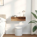 vidaXL Raft perete cu sertare Lemn vechi 60x26,5x15 cm Lemn prelucrat vidaXL Raft perete cu sertare Lemn vechi 60x26,5x15 cm Lemn prelucrat