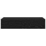 vidaXL Raft de perete cu sertare negru 80x33x17 cm lemn prelucrat vidaXL Raft de perete cu sertare negru 80x33x17 cm lemn prelucrat