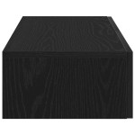 vidaXL Raft de perete cu sertare negru 80x33x17 cm lemn prelucrat vidaXL Raft de perete cu sertare negru 80x33x17 cm lemn prelucrat