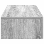 vidaXL Raft de perete cu sertare Gri Sonoma 80x31x17 cm Lemn prelucrat vidaXL Raft de perete cu sertare Gri Sonoma 80x31x17 cm Lemn prelucrat