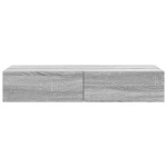 vidaXL Raft de perete cu sertare Gri Sonoma 100x36x19cm Lemn prelucrat