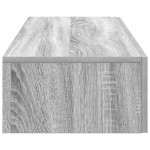 vidaXL Raft de perete cu sertare Gri Sonoma 100x36x19cm Lemn prelucrat