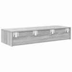 vidaXL Raft de perete cu sertare Gri Sonoma 100x36x19cm Lemn prelucrat