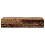 vidaXL Raft de perete cu sertare Lemn vechi 100x36x19cm Lemn prelucrat