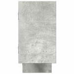 vidaXL Raft cubic perete cu 5 compartimente gri beton lemn prelucrat