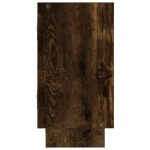 vidaXL Raft cubic perete 5 compartimente stejar fumuriu lemn prelucrat