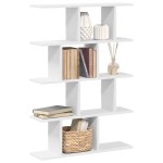 vidaXL Raft cubic de perete cu 12 compartimente alb lemn prelucrat vidaXL Raft cubic de perete cu 12 compartimente alb lemn prelucrat