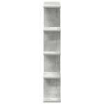 vidaXL Raft cubic perete cu 12 compartimente gri beton lemn prelucrat vidaXL Raft cubic perete cu 12 compartimente gri beton lemn prelucrat