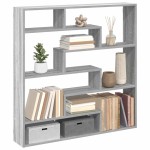 vidaXL Raft cubic perete cu 7 compartimente sonoma gri lemn prelucrat vidaXL Raft cubic perete cu 7 compartimente sonoma gri lemn prelucrat